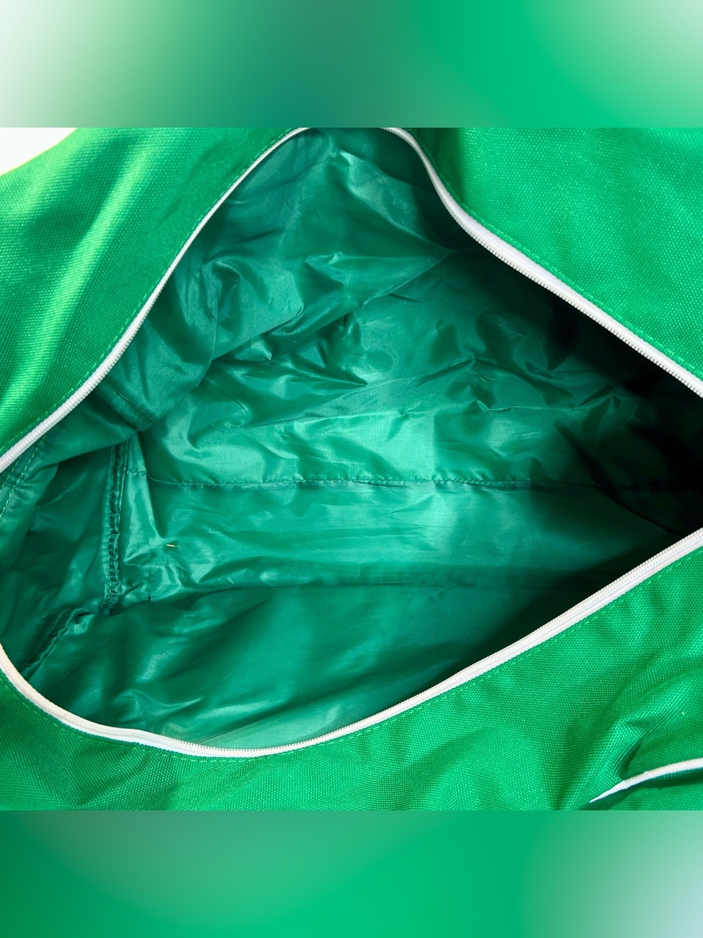 Lacoste Parfums Green Duffel Bag 18” x 13” x 7” - Picture 7 of 10